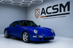 Porsche 993 Carrera in Scottsdale showroom